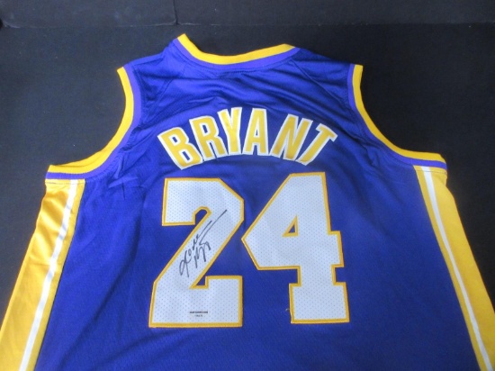 KOBE BRYANT SIGNED LAKERS 24 JERSEY HERITAGE COA