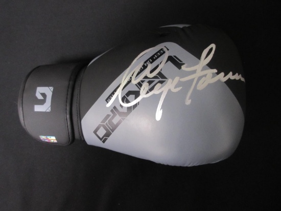 GEORGE FOREMAN SIGNED BOXING GLOVE COA