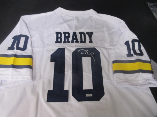 MICHIGAN TOM BRADY SIGNED JERSEY HERITAGE COA