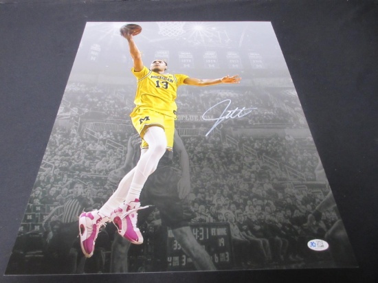 JETT HOWARD SIGNED 16X20 PHOTO MICHIGAN COA