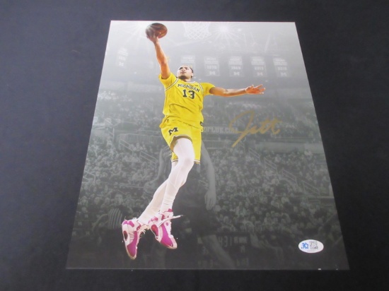 JETT HOWARD SIGNED 11X14 PHOTO MICHIGAN COA