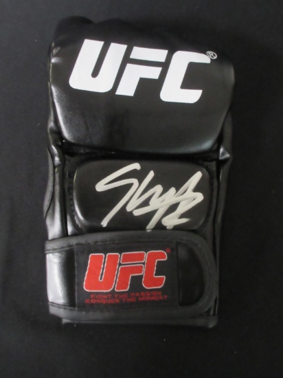 ISRAEL ADESANYA SIGNED UFC MMA GLOVE COA