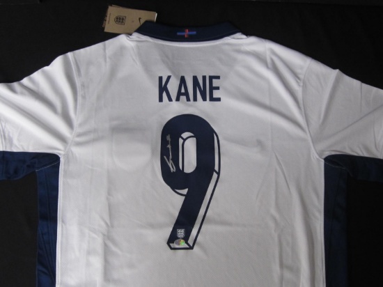 HARRY KANE SIGNED SOCCER JERSEY WITH COA