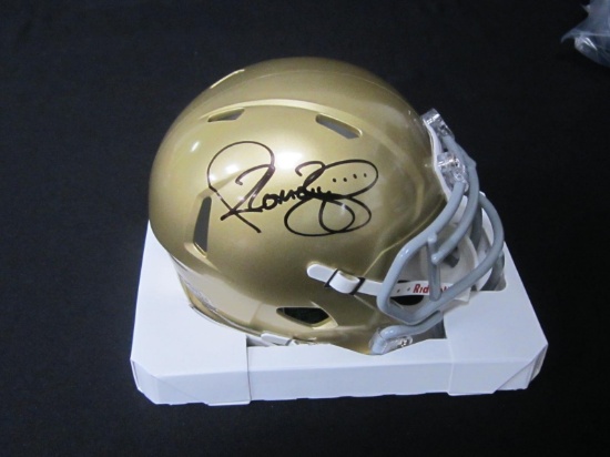 JEROME BETTIS SIGNED MINI HELMET WITH COA