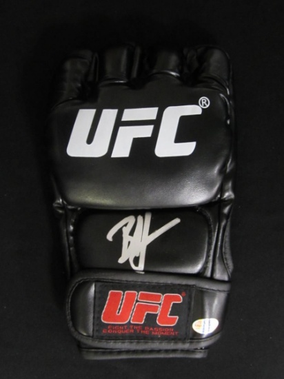 BROCK LESNAR SIGNED UFC GLOVE WITH COA