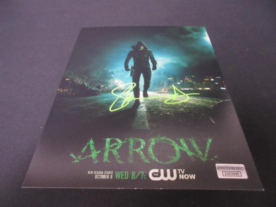 Stephen Amell Signed Green Arrow 8x10 Photo W/Coa