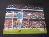 Kevin De Bruyne Signed 8x10 Photo EUA COA