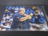 BOB HUGGINS SIGNED 16X20 PHOTO WVU JSA COA