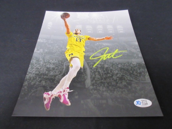 JETT HOWARD SIGNED 8X10 PHOTO MICHIGAN COA