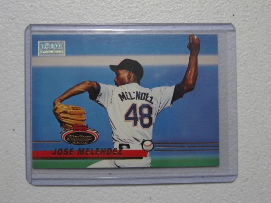 1993 STADIUM CLUB JOSE MELENDEZ 1ST DAY