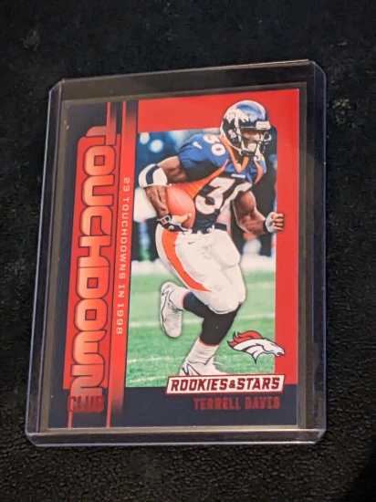2024 Rookies and Stars Terrell Davis #TC-TDS Touchdown Club Longevity Red