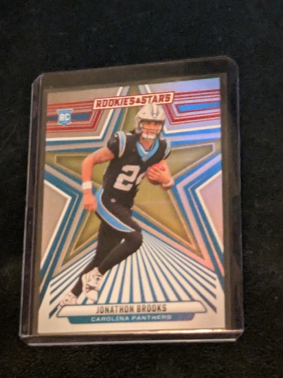 2024 Rookies and Stars Longevity red foil Jonathon Brooks #158 RC