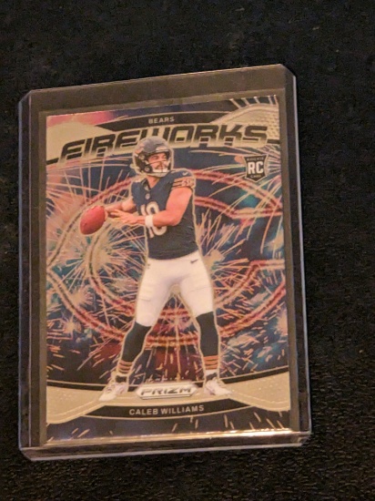 2024 Panini Prizm - Fireworks #25 Caleb Williams (RC)
