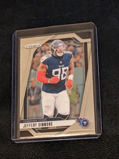 2024 Panini Prizm Jeffery Simmons #282 Tennessee Titans