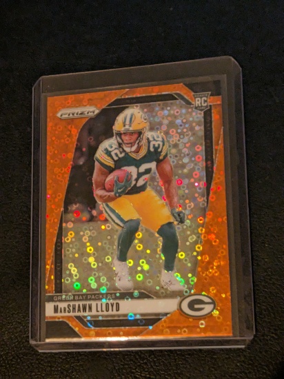2024 Panini Prizm Marshawn Lloyd #374 Orange Disco Rookie RC Packers