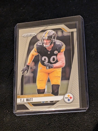 2024 Panini Prizm - Silver Prizm #245 T JWatt Pittsburgh Steelers