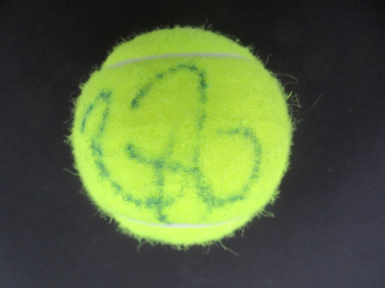 ROGER FEDERER SIGNED TENNIS BALL WITH COA