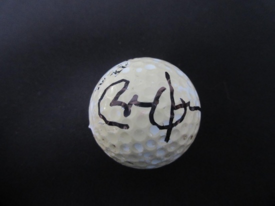 BARACK OBAMA SIGNED GOLF BALL WITH COA