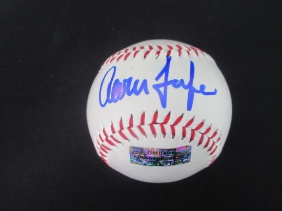 AARON JUDGE SIGNED BASEBALL WITH COA