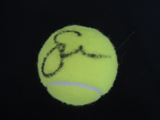 SERENA WILLIAMS SIGNED TENNIS BALL WITH COA