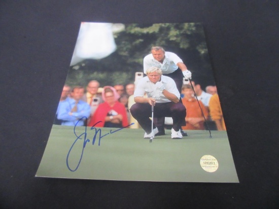 JACK NICKLAUS SIGNED 8X10 PHOTO WITH COA