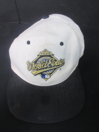 TOM GLAVINE SIGNED HAT WITH COA