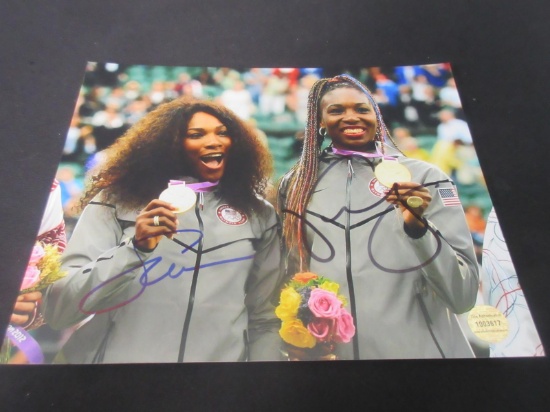 SERENA & VENUS SIGNED 8X10 PHOTO WITH COA