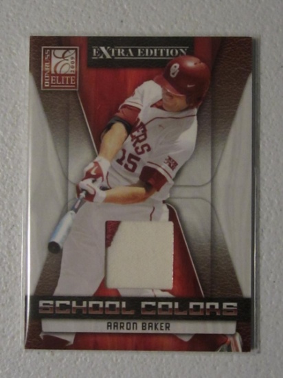 2009 DONRUSS ELITE AARON BAKER /250 SCHOOL COLORS