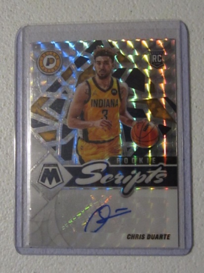 2021-22 MOSAIC CHRIS DUARTE ROOKIE SCRIPTS