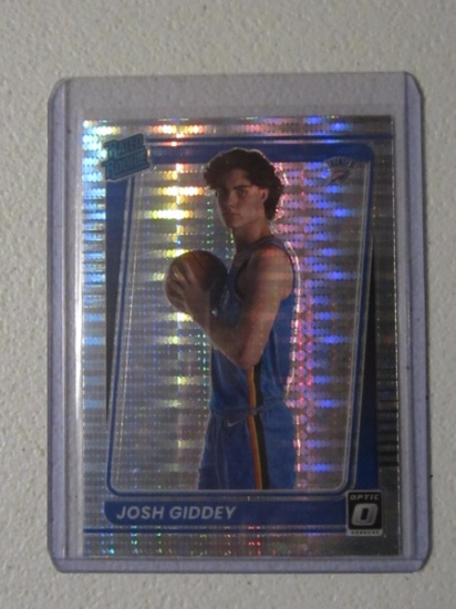 2021-22 DONRUSS OPTIC JOSH GIDDEY RC PULSAR