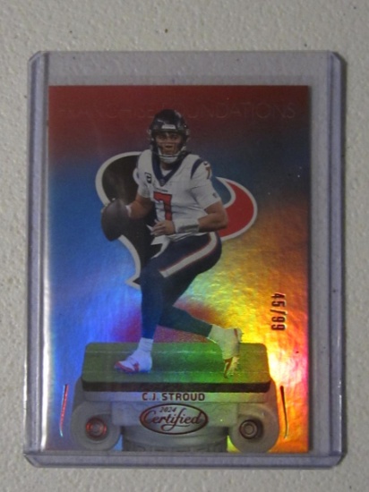 2024 CERTIFIED CJ STROUD /99 RED PARALLEL