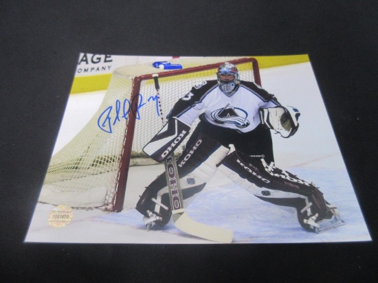 PATRICK ROY SIGNED 8X10 PHOTO WITH COA
