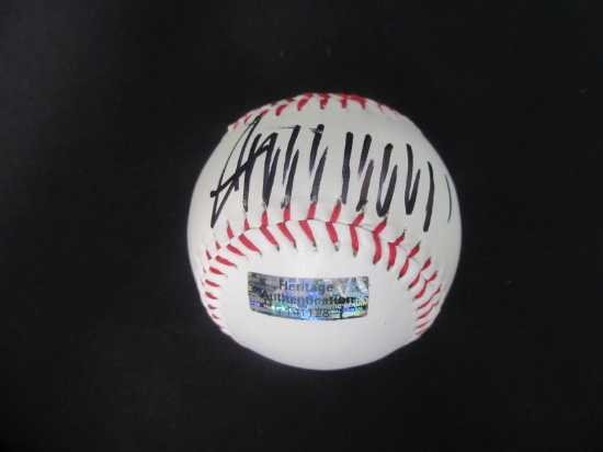 DONALD TRUMP SIGNED BASEBALL WITH COA