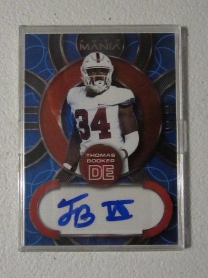 2022 WILD CARD AUTO MANIA THOMAS BOOKER