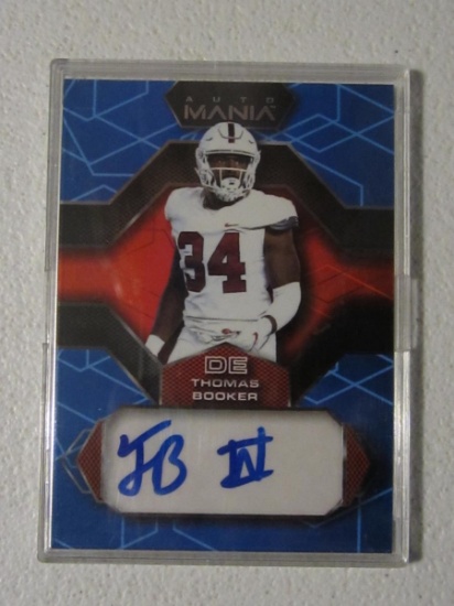 2022 WILD CARD AUTO MANIA THOMAS BOOKER