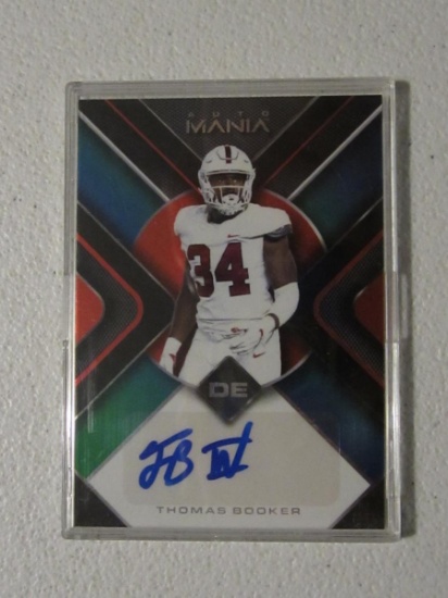 2022 WILD CARD AUTO MANIA THOMAS BOOKER