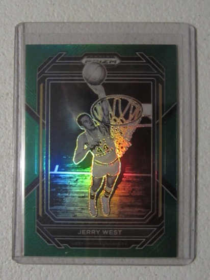 2023 PRIZM DRAFT PICKS JERRY WEST GREEN PRIZM
