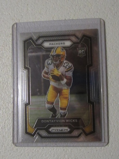 2023 PRIZM DONTAYVION WICKS RC PACKERS