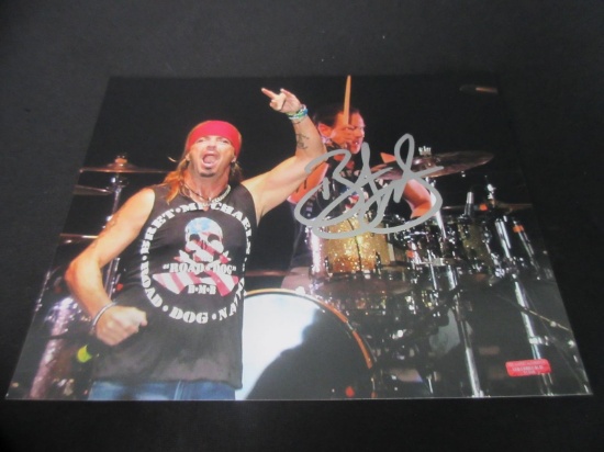 BRET MICHAELS SIGNED 8X10 PHOTO WITH COA