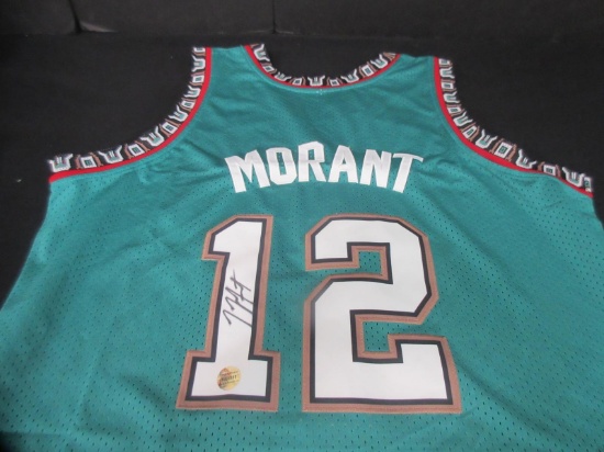 JA MORANT SIGNED GRIZZLIES JERSEY WITH COA