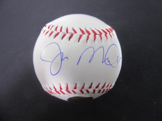 JOE MONTANA SIGNED BASEBALL WITH COA