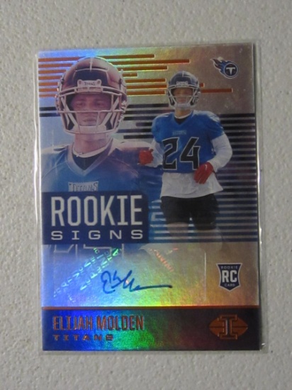 2021 ILLUSIONS ELIJAH MOLDEN ROOKIE SIGNS