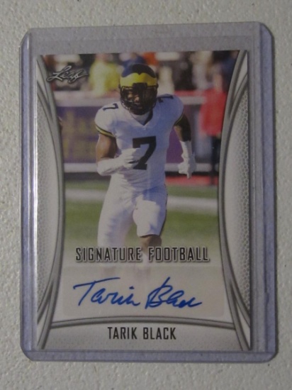 2021 LEAF TARIK BLACK SIGNATURE FOOTBALL