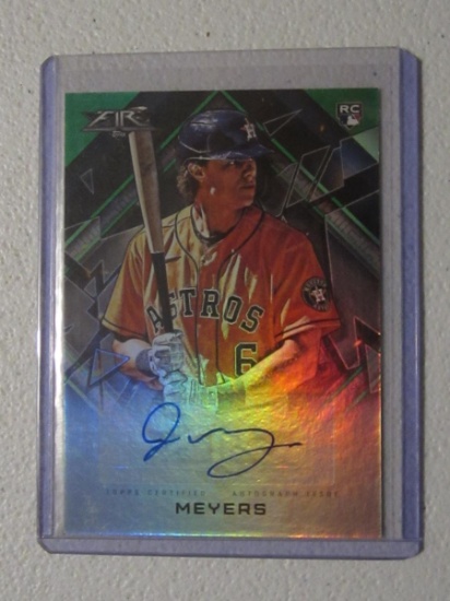 2022 TOPPS FIRE JAKE MEYERS RC AUTO /75