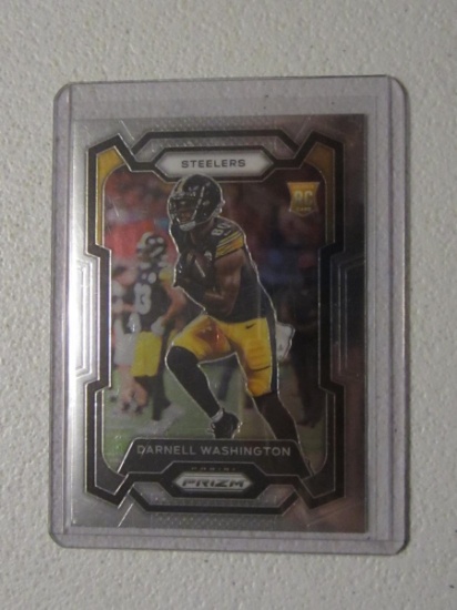 2023 PRIZM DARNELL WASHINGTON RC STEELERS