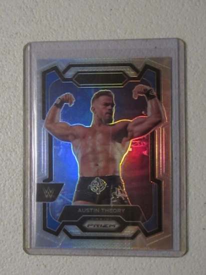 2024 PRIZM WWE AUSTIN THEORY SILVER PRIZM