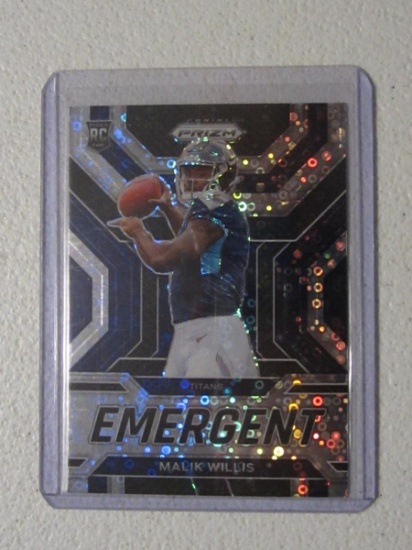 2022 PRIZM EMERGENT MALIK WILLIS RC DISCO