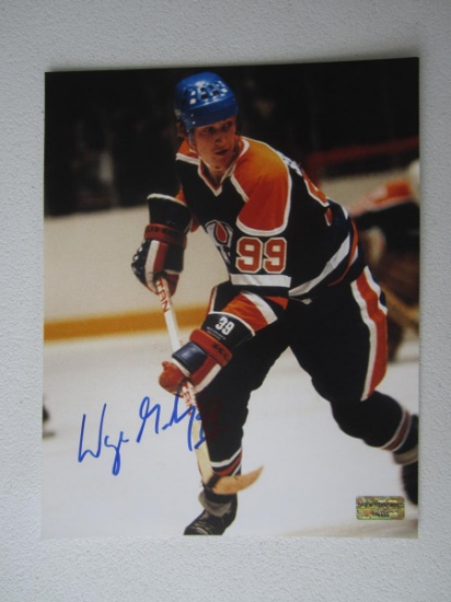 WAYNE GRETZKY SIGNED 8X10 PHOTO WITH COA