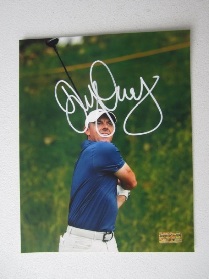 RORY MCILROY SIGNED 8X10 PHOTO WITH COA