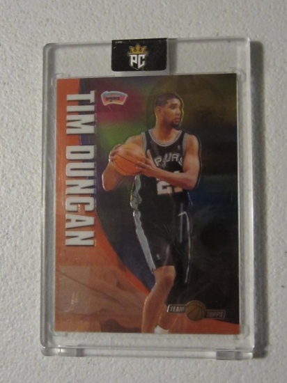 2007 TOPPS CHROME TIM DUNCAN TEAM TOPPS